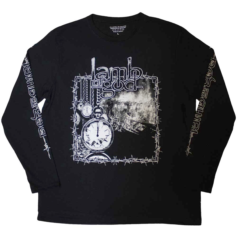 Lamb Of God - Barbed Wire Top à manches longues - Noir